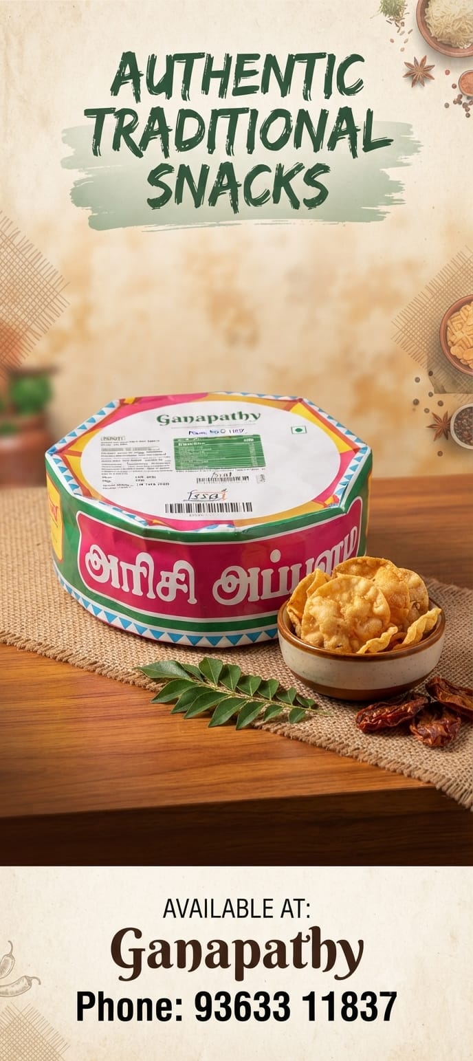 Arisi Appalam — Brahmin made, sattvic
