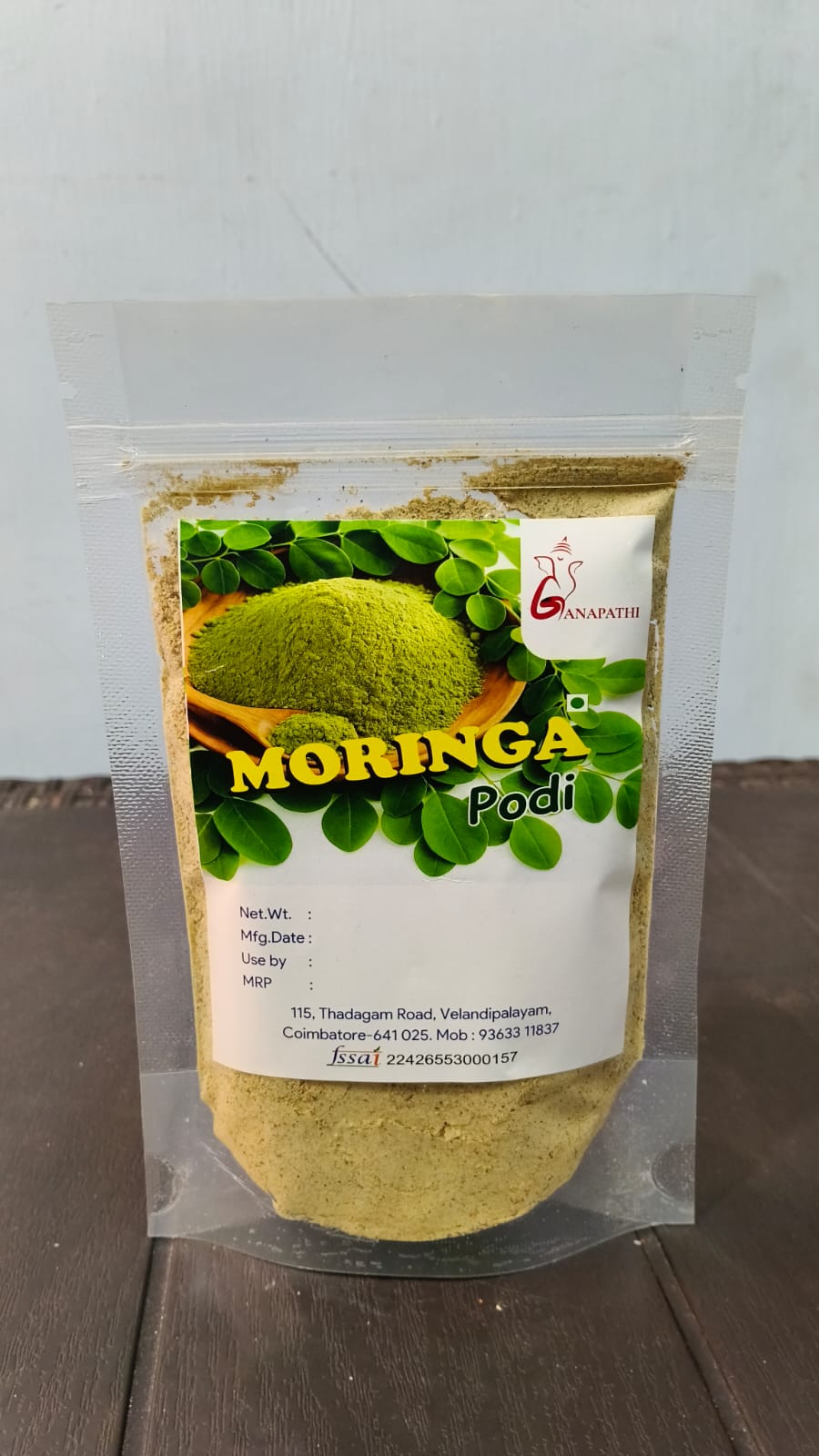 Moringa (Murungai) Podi — Brahmin made, sattvic