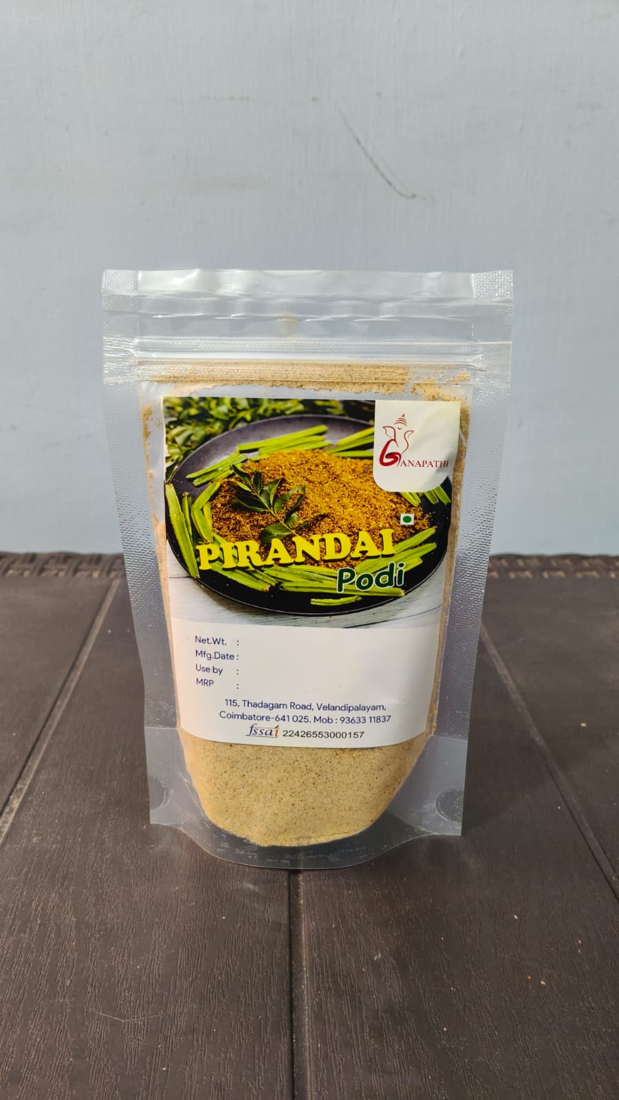 Pirandai Podi — Brahmin made, sattvic